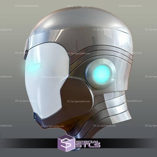 cosplay stl files superior iron man helmet 3d print model - Mito3D