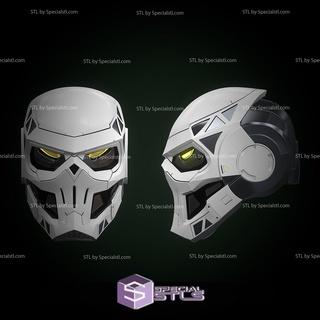 cosplay stl files taskmaster helmet 3d print model - Mito3D