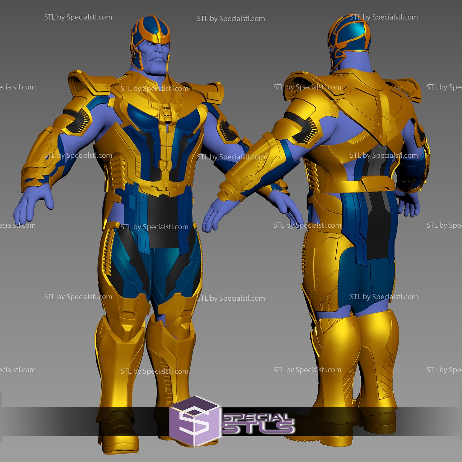 cosplay stl File thanos armatura tutori galassia 3D print model - Mito3D