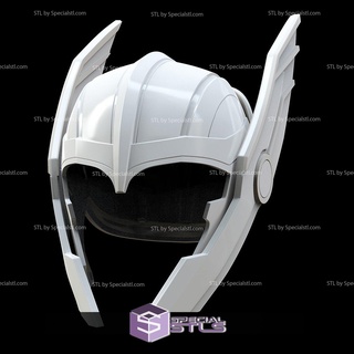 cosplay stl archivos Thor ragnarok casco v2 3d print model - Mito3D