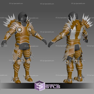 cosplay stl archivos Tyrael armadura traje diablo 3d print model - Mito3D