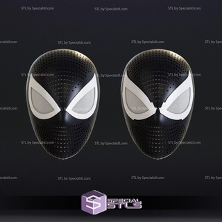 cosplay stl files venom spiderman face shell wearable 3d print 3d print model - Mito3D
