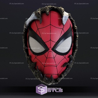 cosplay stl archivos veneno hombre araña máscara 3d impresión usable 3d print model - Mito3D