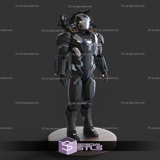 cosplay stl files war machine mk4 full suit 3d print wearable 3d print model - Mito3D