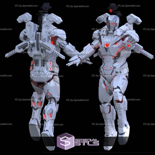 Kostüm oyunu stl Dosyalar savaş makine mk4 tam takım elbise v2 3d print model - Mito3D