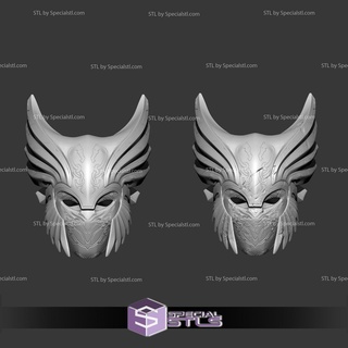 cosplay stl files war thor helmet 3d print wearable 3d print model - Mito3D