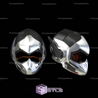 cosplay stl dossiers guêpe casque v2 3d print model - Mito3D