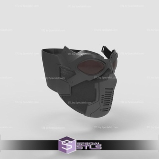 cosplay stl files winter soldier mask 3d print wearable 3d print model - Mito3D