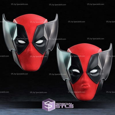 cosplay stl archivos wolverine pool máscara especialstl glotón logan consorcio inactivo 3d print model - Mito3D