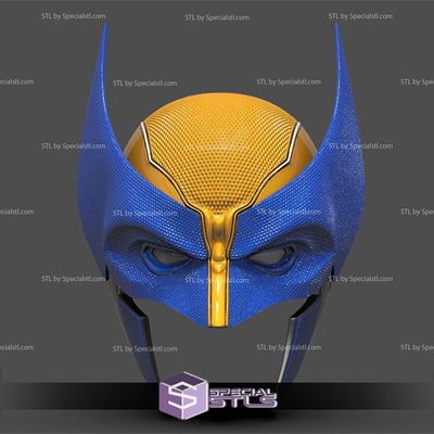 cosplay stl file ghiottone cappuccio piscina morta 3 maschera speciale 3d print model - Mito3D
