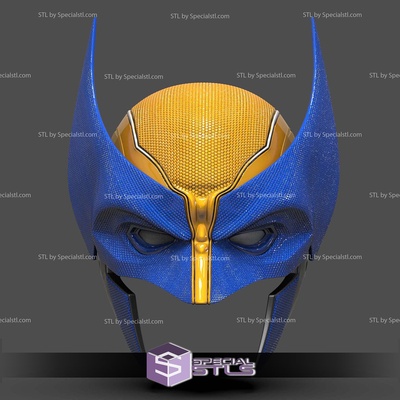 cosplay stl dateien vielfraß motorhaube totes schwimmbad 3 maske v2 spezialstl 3d print model - Mito3D