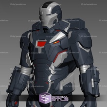cosplay guerre machine mk 3 infini 3d print model - Mito3D