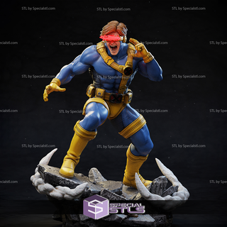 cyclops battle x men ready 3d print 3d print model - Mito3D
