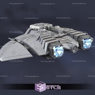 cylon raider tos stl files battlestar galactica 3d printable 3d print model - Mito3D