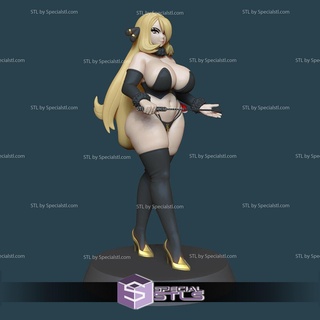 Cynthia nsfw stl File Pokemon 3d modello 3d print model - Mito3D