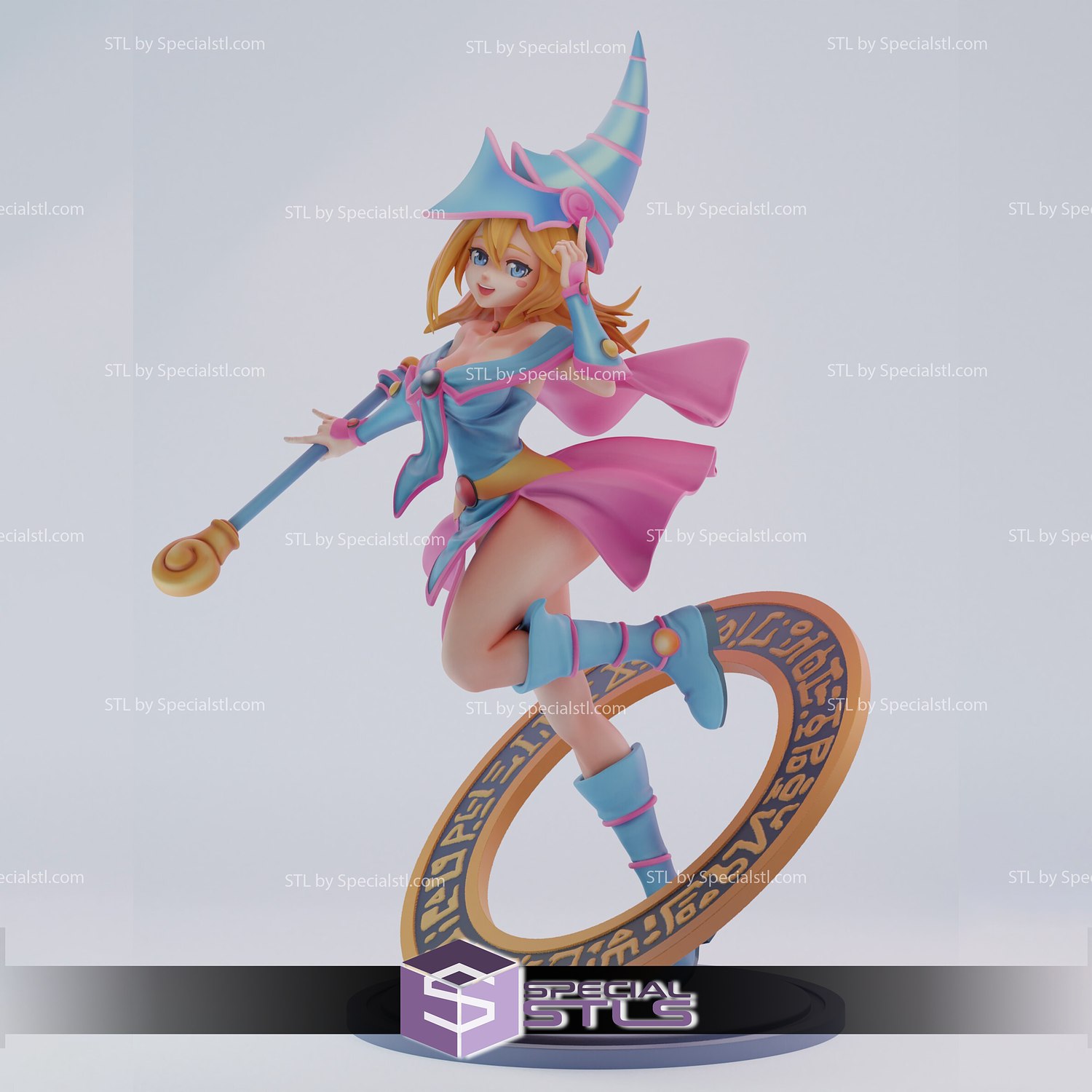 buio mago ragazza v2 yu gi oh 3D print model - Mito3D