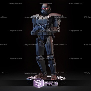 buio soldato 3d stampa figurina Guerre stellari stl File 3d print model - Mito3D