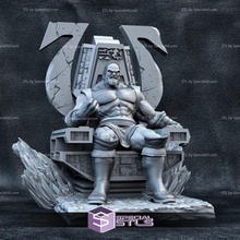 Darkseid trono dc 3d print model - Mito3D