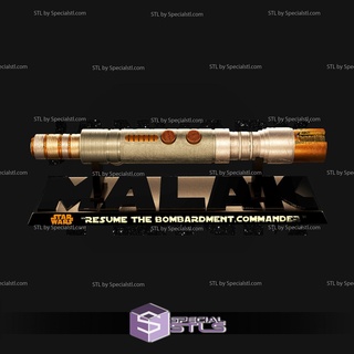 dark malak sabre laser étoile guerres 3d modèles 3d print model - Mito3D