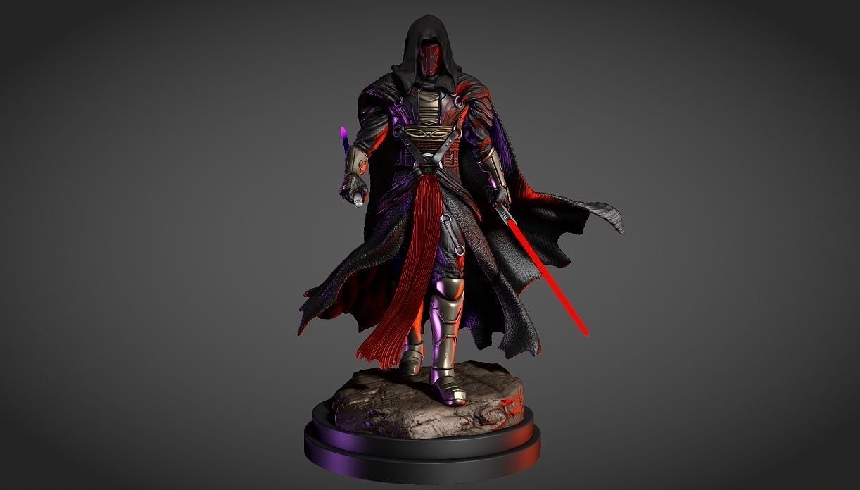 Darth revan Star Kriege 3D print model - Mito3D