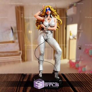 dazzler marvel hero v2 stl files 3d printing figurine 3d print model - Mito3D