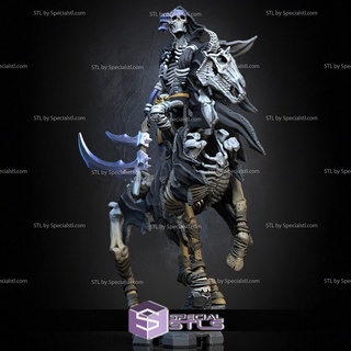 death rider boss stl miniatures 3d print model - Mito3D