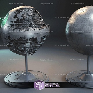 Morte stella ii 3d modello guerra stellare stl 3d print model - Mito3D