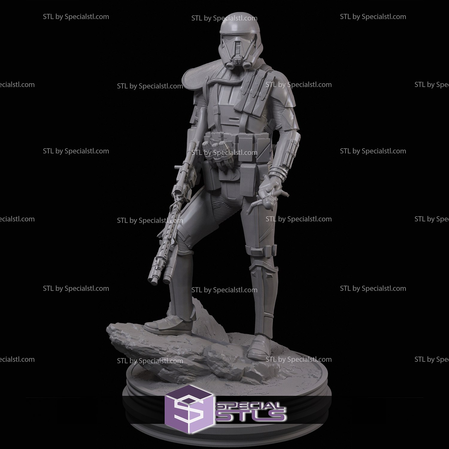 death trooper stl files star wars 3D print model - Mito3D