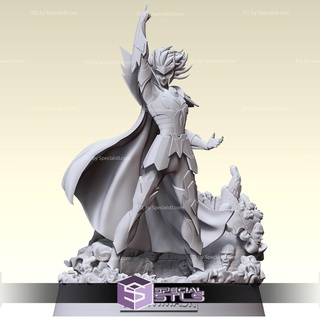 deathmark 3d model standing saint seiya 3d print model - Mito3D
