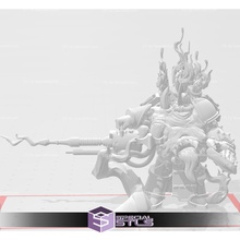 dezembro 2021 orc rei miniatura 3d print model - Mito3D