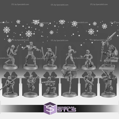 december 2023 monstrous encounters miniatures specialstl 3d print model - Mito3D