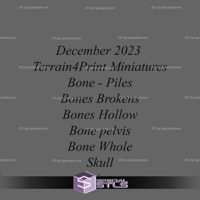 dicembre 2023 terrain4print miniature speciale 3d print model - Mito3D