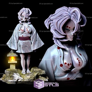 demon slayer rui girl version stl files 3d print model - Mito3D