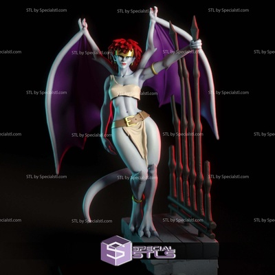 demônio gárgulas by cerca digital 3d escultura especial 3d print model - Mito3D