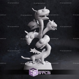 derpy Tiamat 3d stampa figurina stl File fan art 3d print model - Mito3D