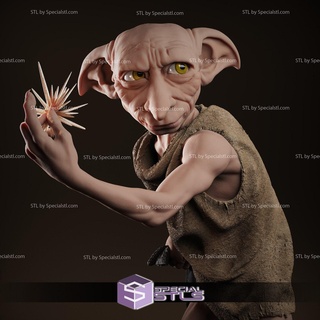 dobby magia deletrear Harry alfarero 3d impresión figurilla 3d print model - Mito3D