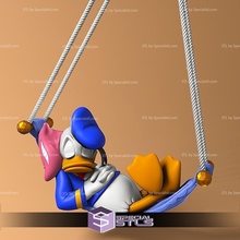 Donald Pato dormindo Disney 3d print model - Mito3D