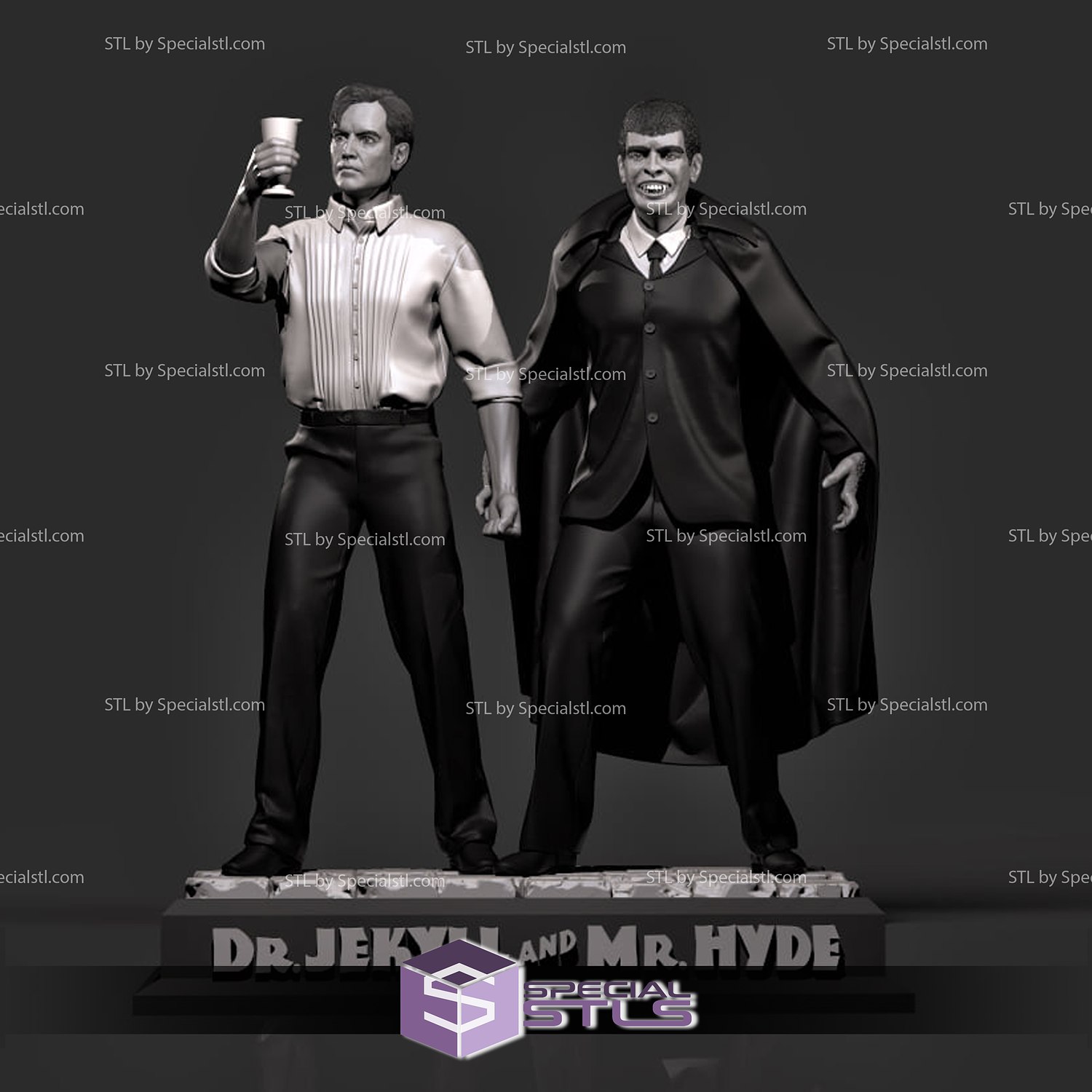 dr jekyll hyde 3D print model - Mito3D