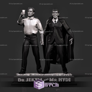 dr Jekyll Hyde 3d print model - Mito3D