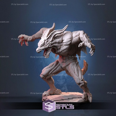 diavolo demone stl miniature speciale 3d print model - Mito3D
