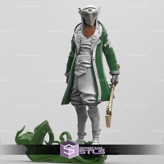 ekko stl files arcane standing pose 3d print model - Mito3D