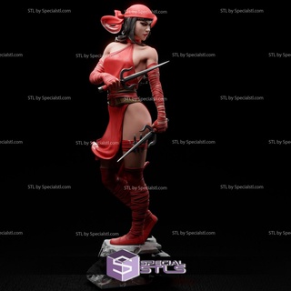Elektra classique v4 3d impression figurine stl dossiers 3d print model - Mito3D