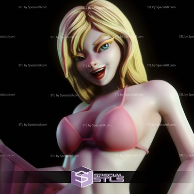 ellen bikini dijital 3d heykel özel 3d print model - Mito3D