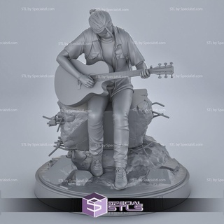 ellie guitarra 3d modelo v2 3d print model - Mito3D