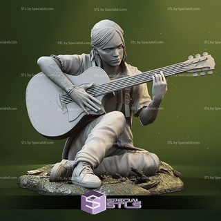 ellie guitar stl files 3d print model - Mito3D