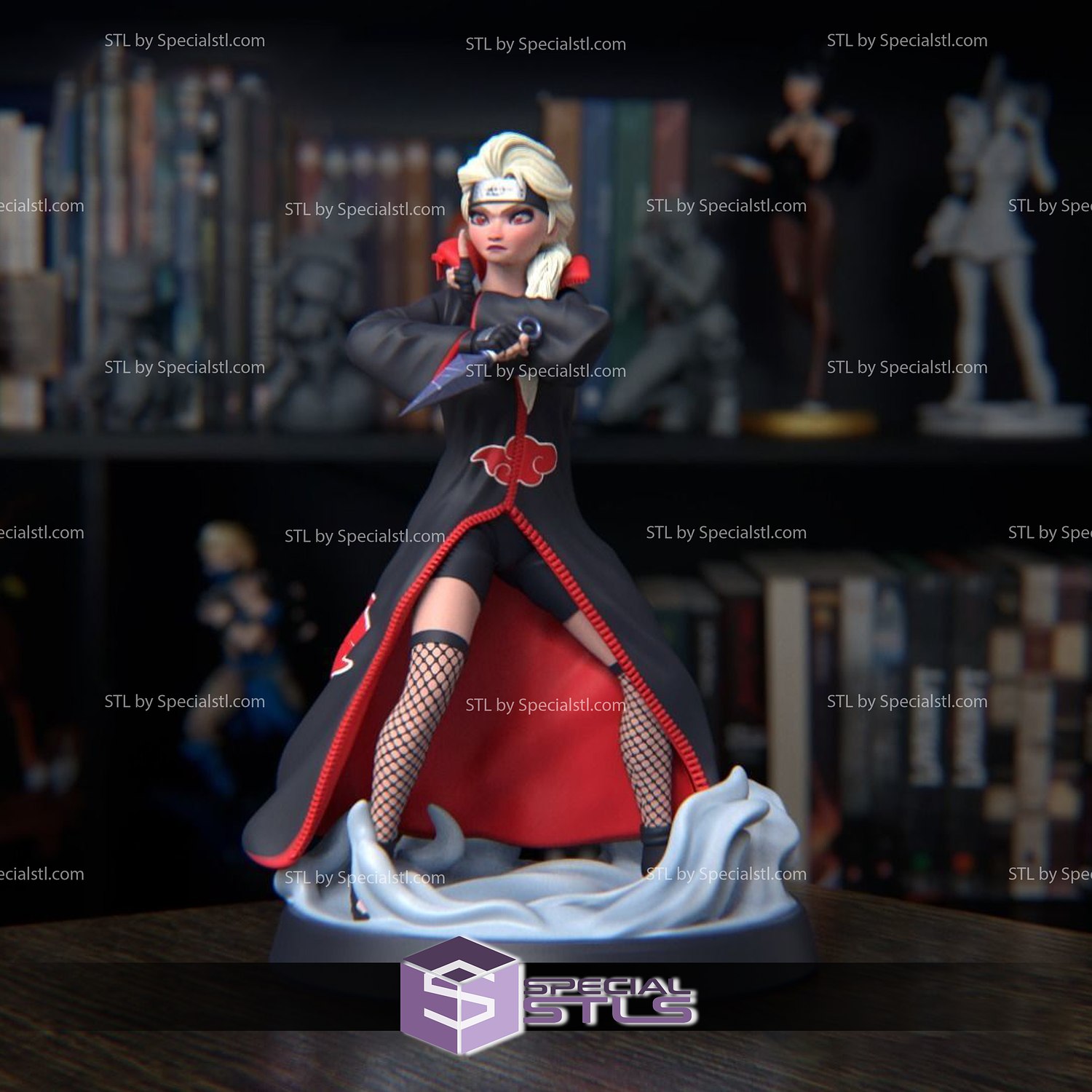 elsa akatsuki stl files crossover 3d printable fanart 3D print model - Mito3D