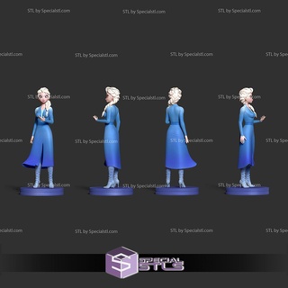 Elsa congeladas 2 básico pose 3d imprimível 3d print model - Mito3D