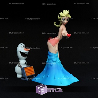 Elsa Olaf nsfw v2 3d baskı model 3d print model - Mito3D