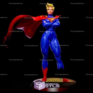 elseworlds finest supergirl nsfw 3d printing figurine 3d print model - Mito3D