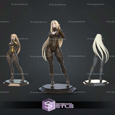 eminência in sombra alfa digital escultura especial 3d print model - Mito3D